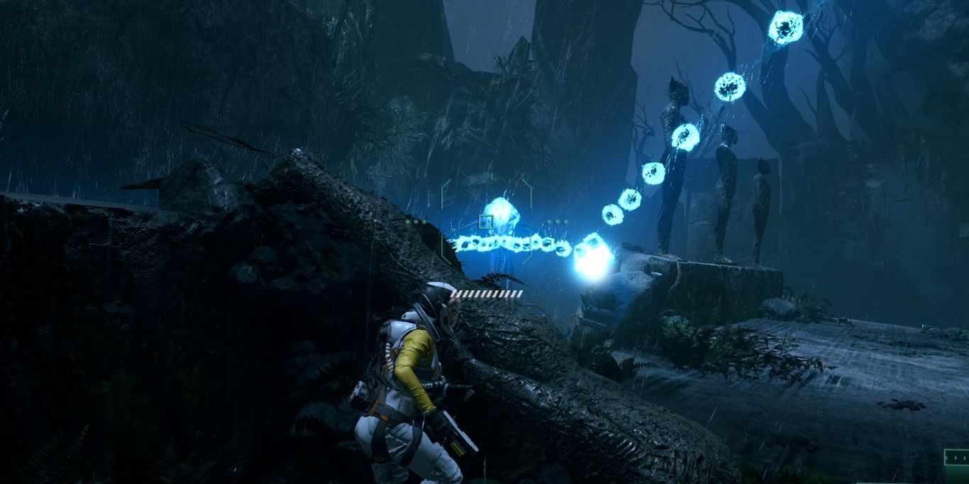 Returnal Strixera Shooting Orbs
