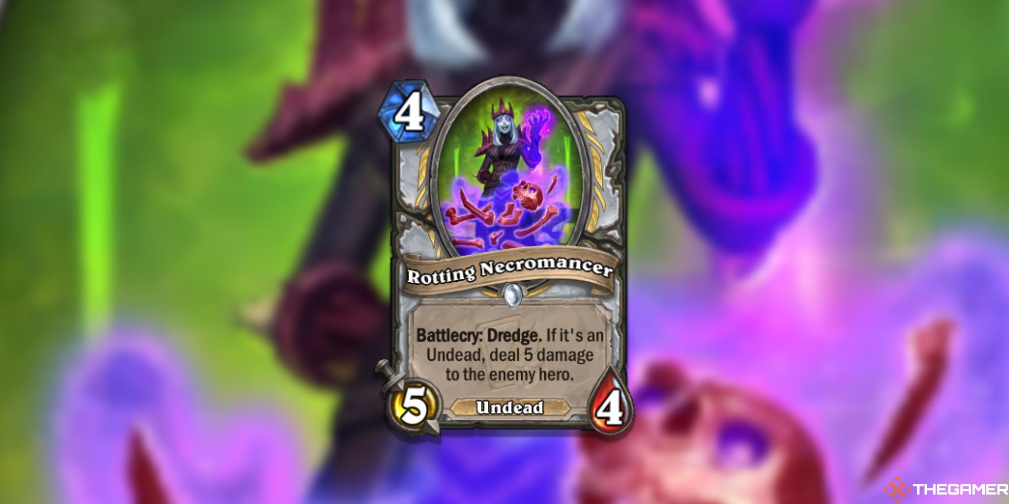 Rotting Necromancer Hearthstone Card