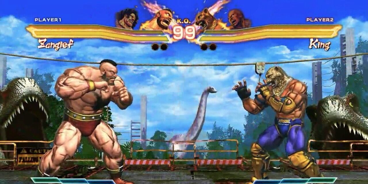 Street Fighter X Tekken Zangief Vs. King