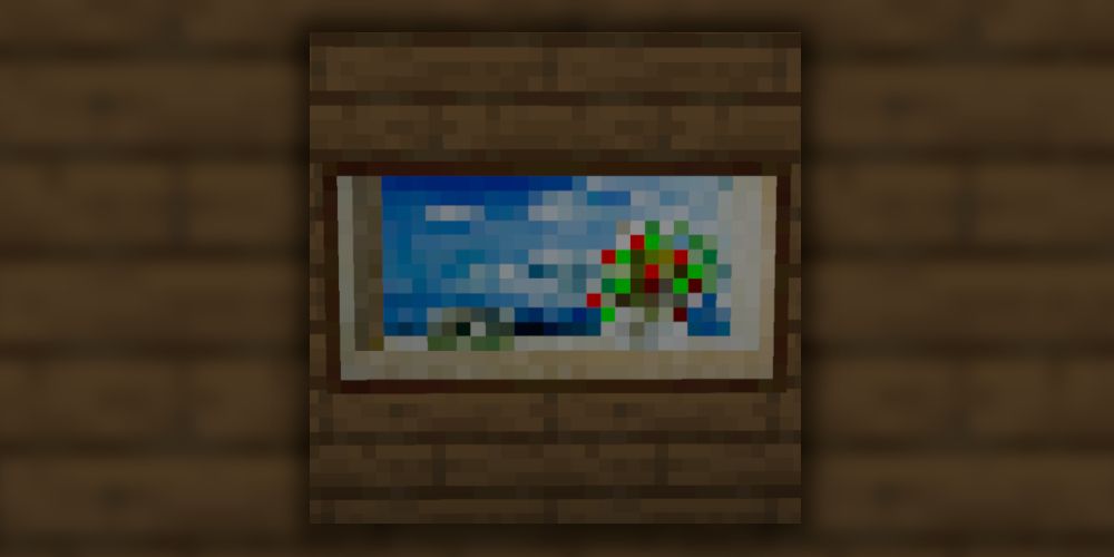 Seaside Minecraft Painting