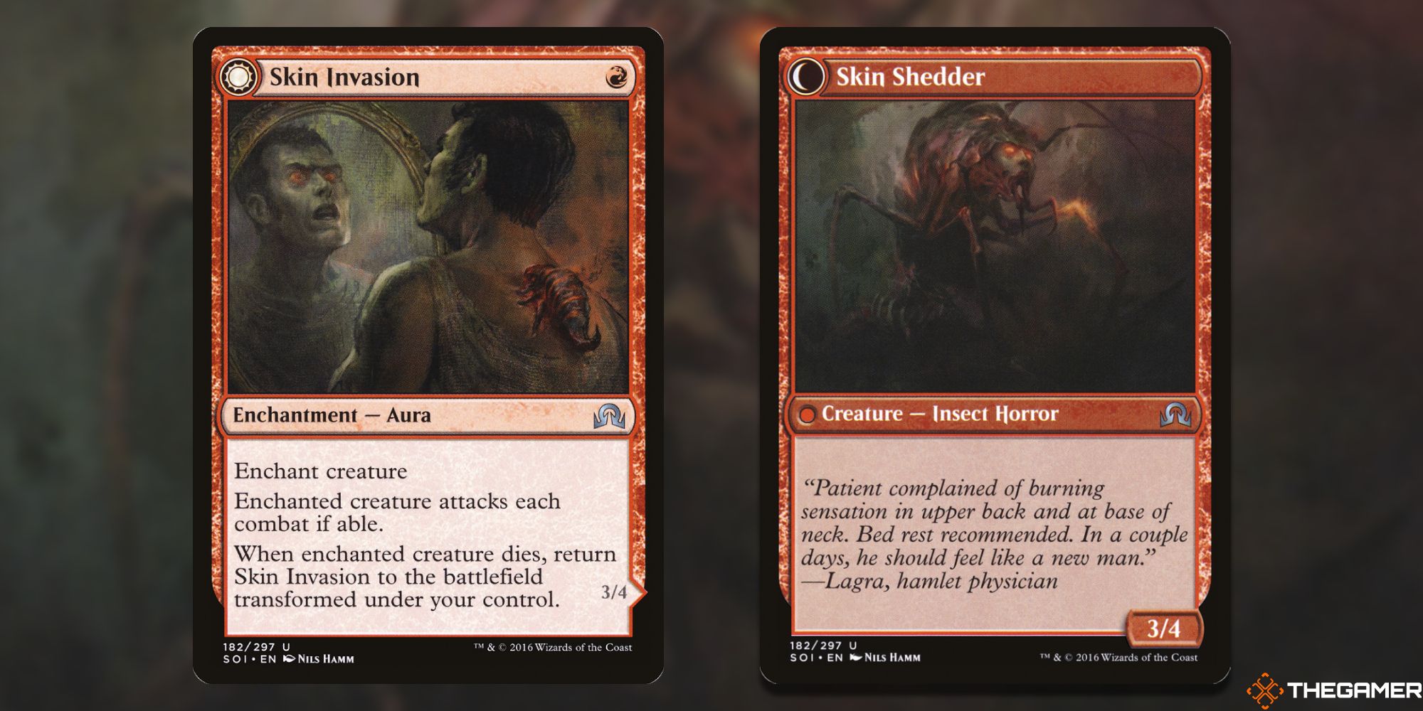 MTG: Skin Invasion/Skin Shedder card