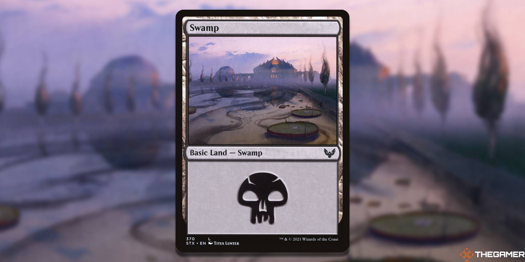 Swamp Strixhaven By Titus Lunter, MTG land