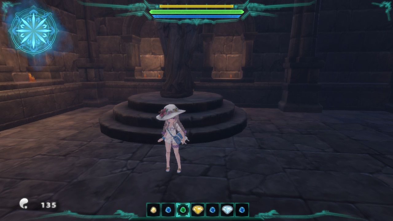 Nobeta in her swimsuit outfit in Little Witch Nobeta.