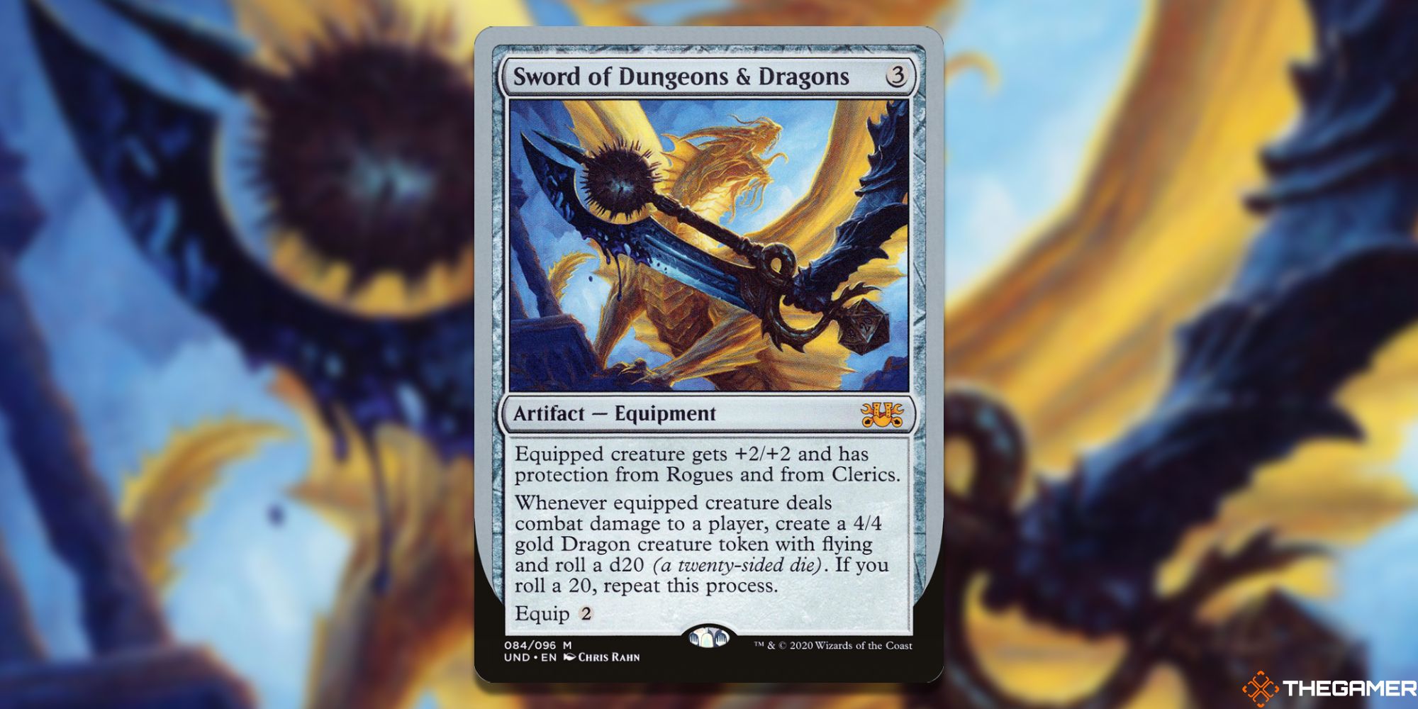 Image of the X card in Magic: The Gathering, with art by Chris Rahn