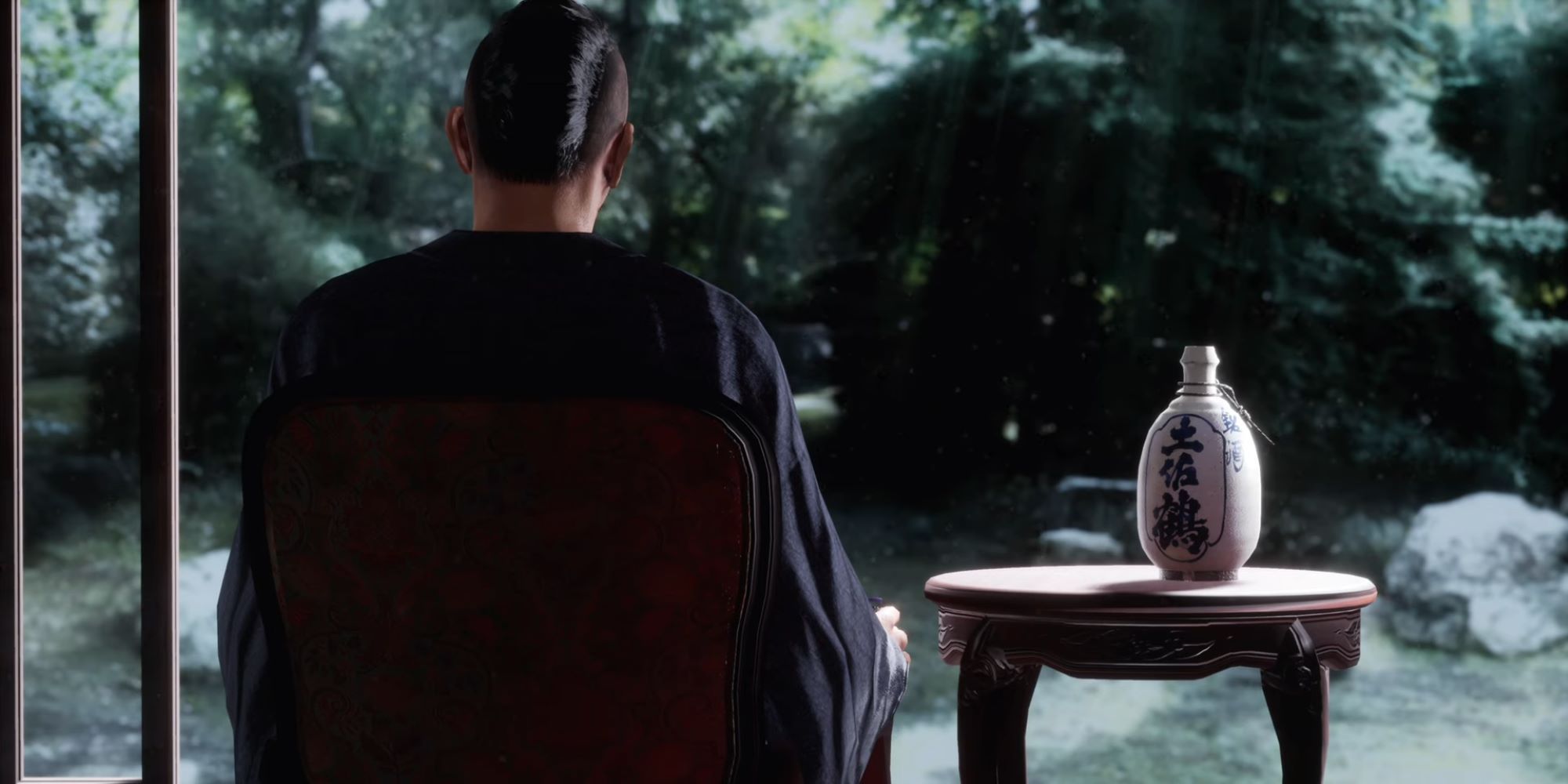 Takechi at the ending of Like A Dragon Ishin