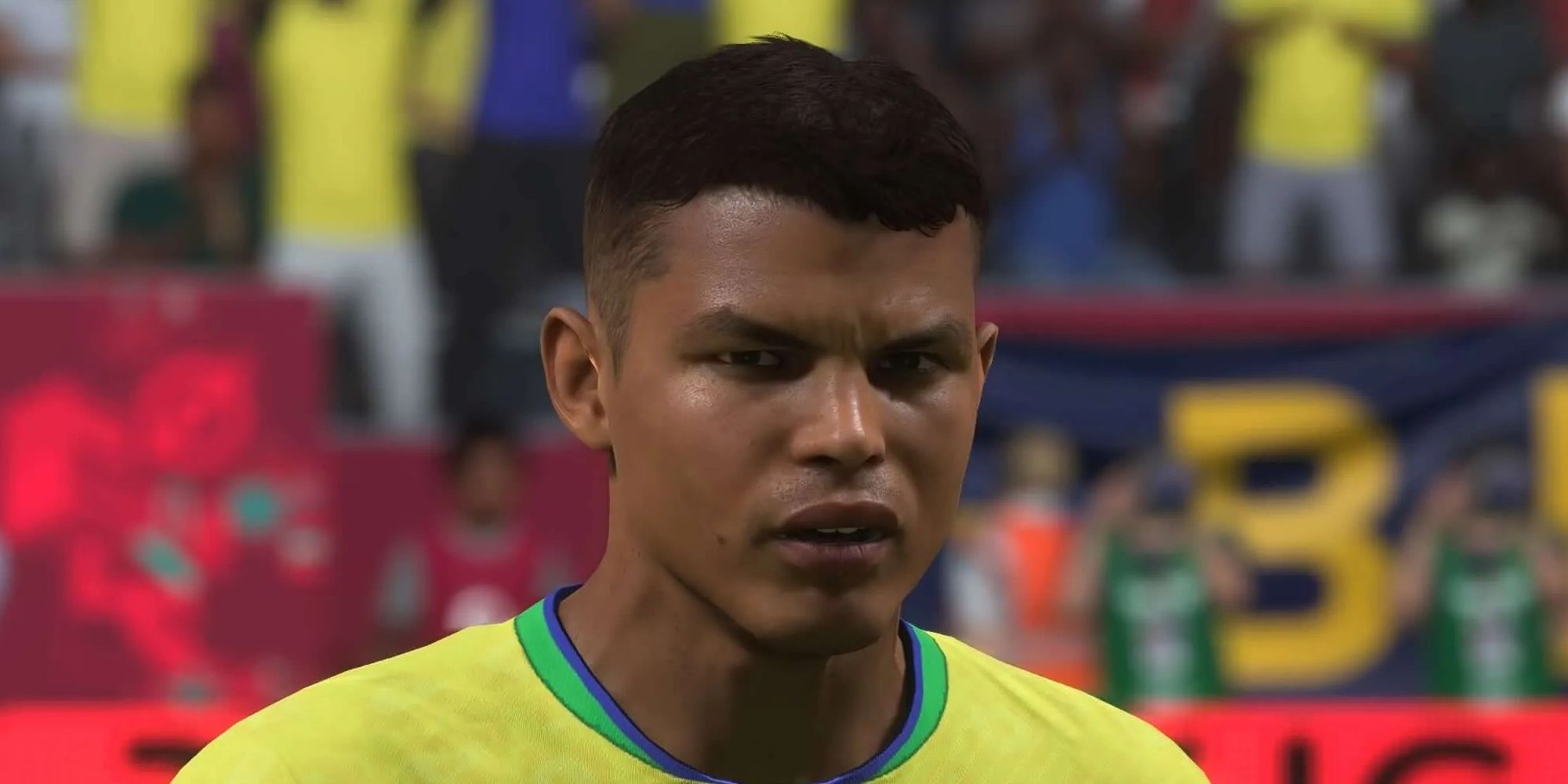 Thiago Silva wearing the Brazil home kit in FIFA 23