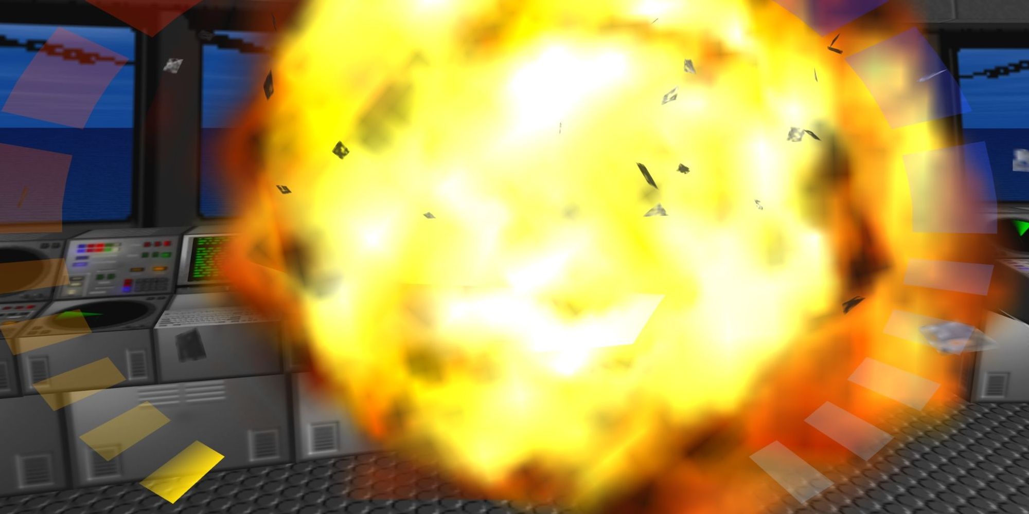 Using the bomb defuser in the wrong way from GoldenEye 007.