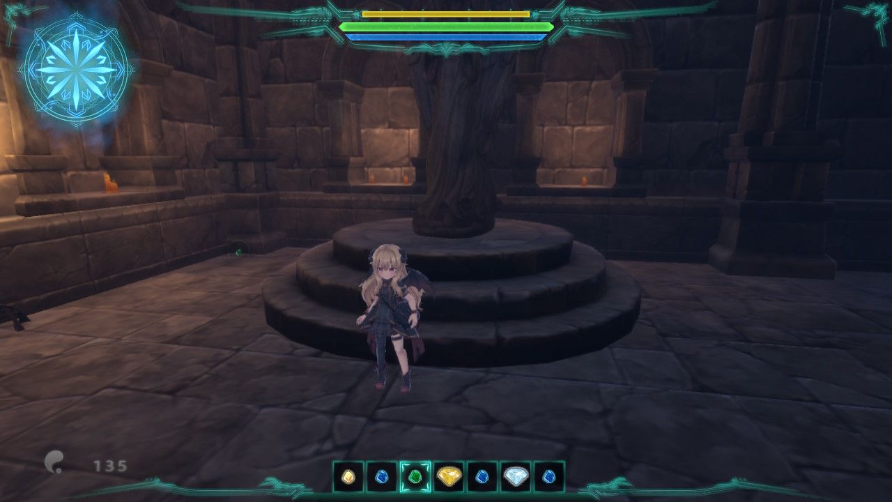 Nobeta wearing her Vampire outfit in Little Witch Nobeta.