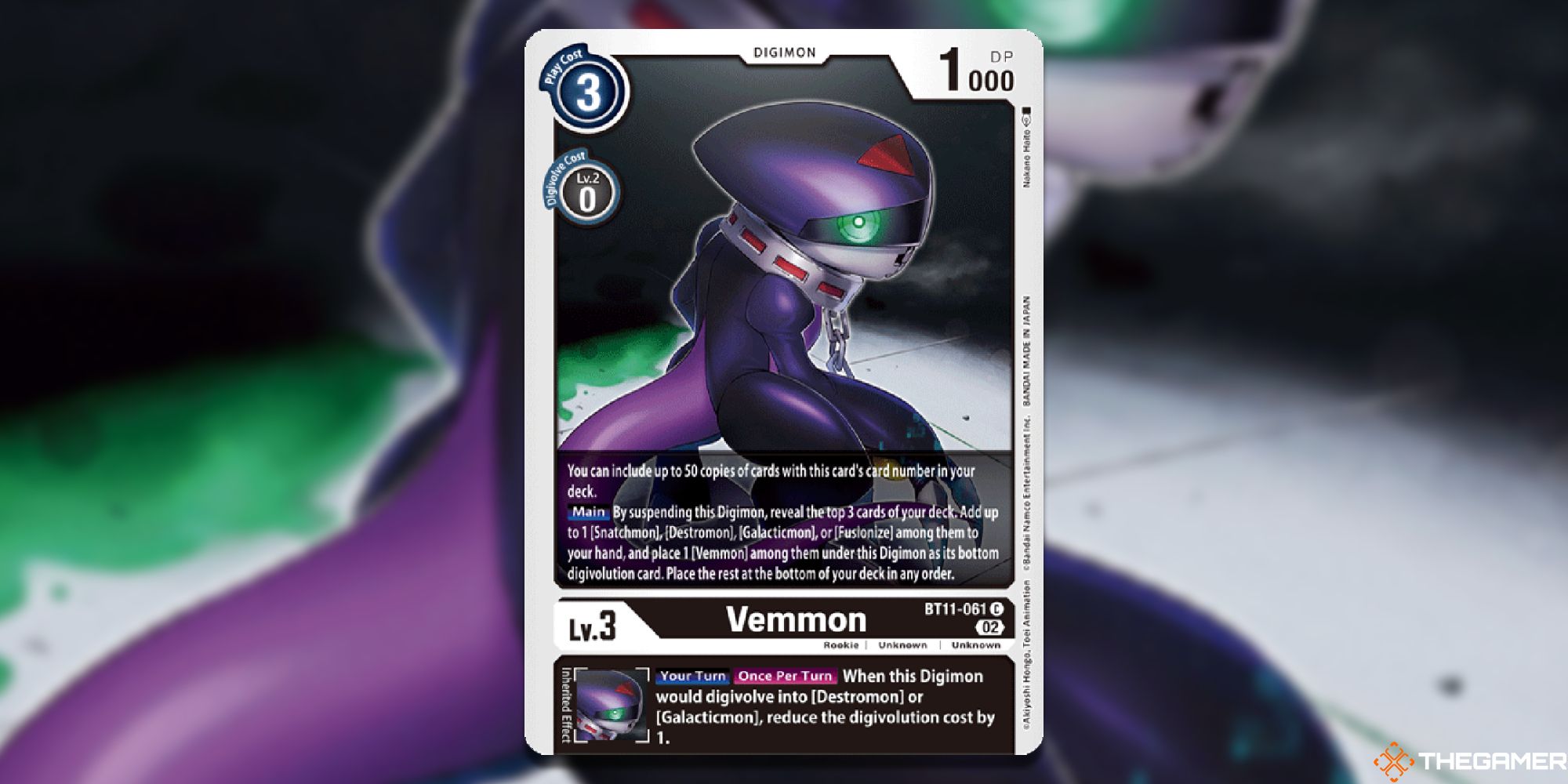 vemmon full card bt11 dimensional phase digimon card game
