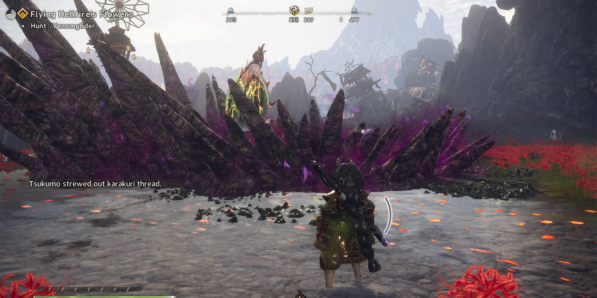 venomglider enrage attack creating poison spikes