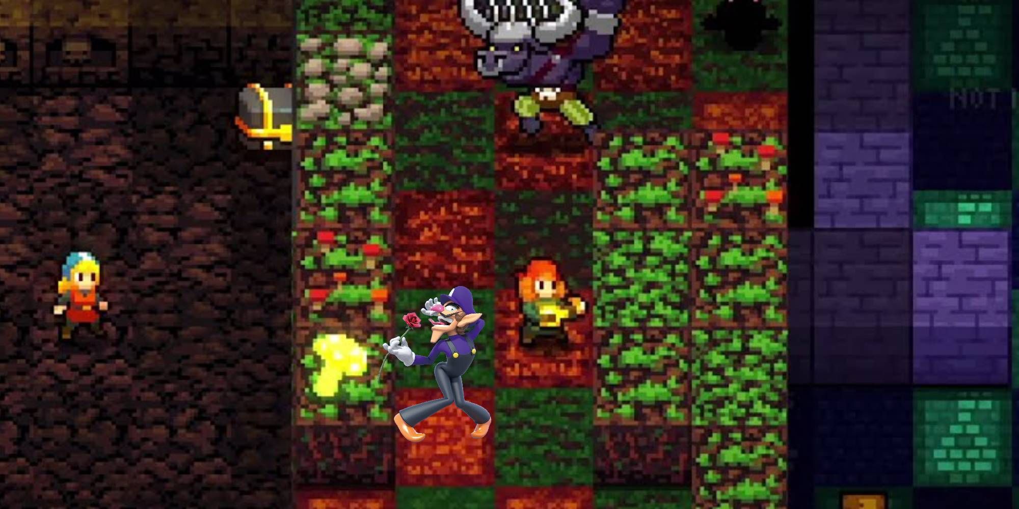 Waluigi in Crypt of the Necrodancer
