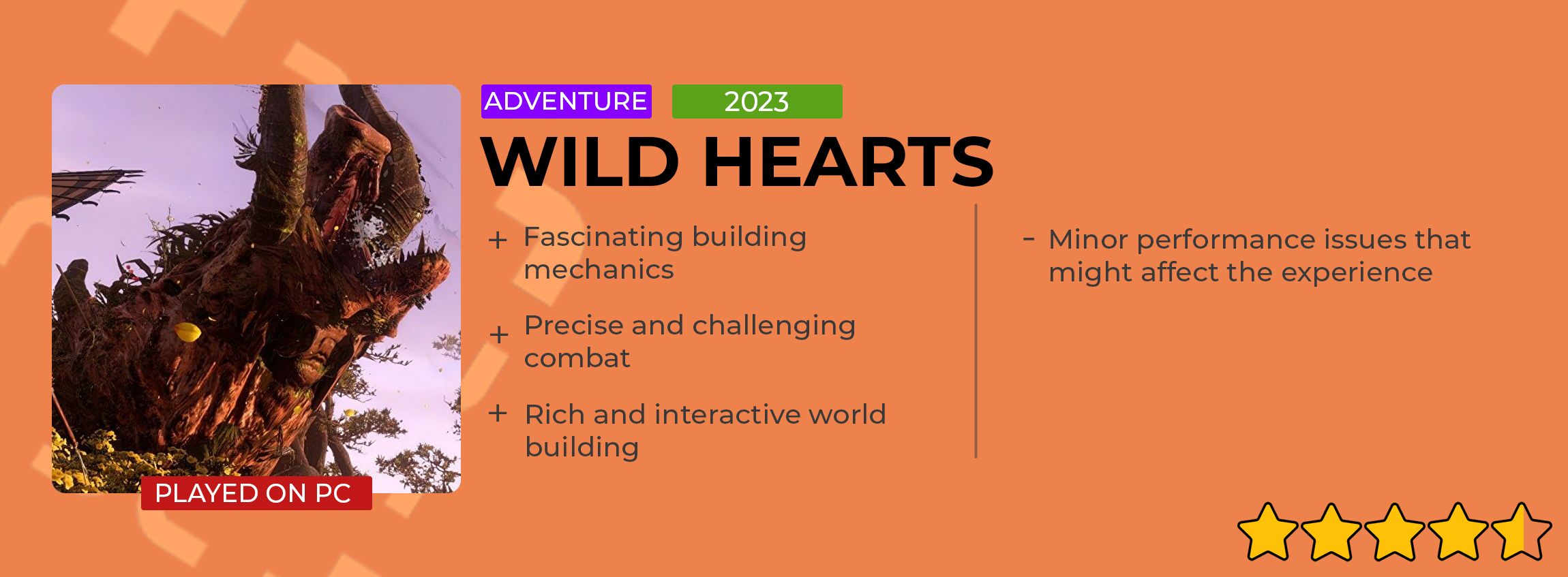 Wild Hearts review card