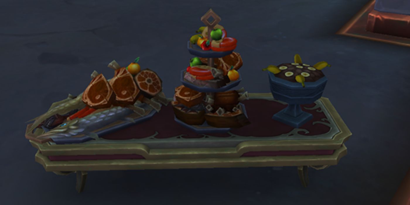 WoW Feast of Glutinous Hedonism on an elaborate tray