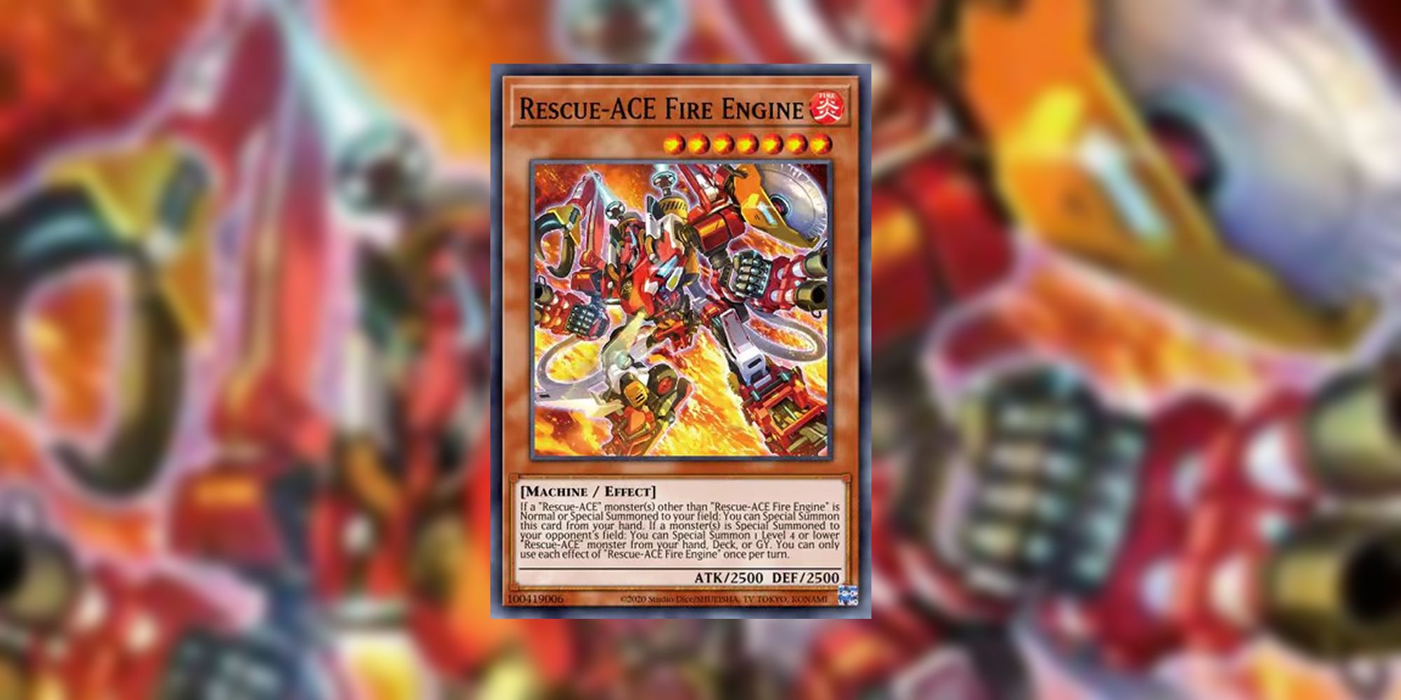 YuGiOh! Rescue-ACE Fire Engine