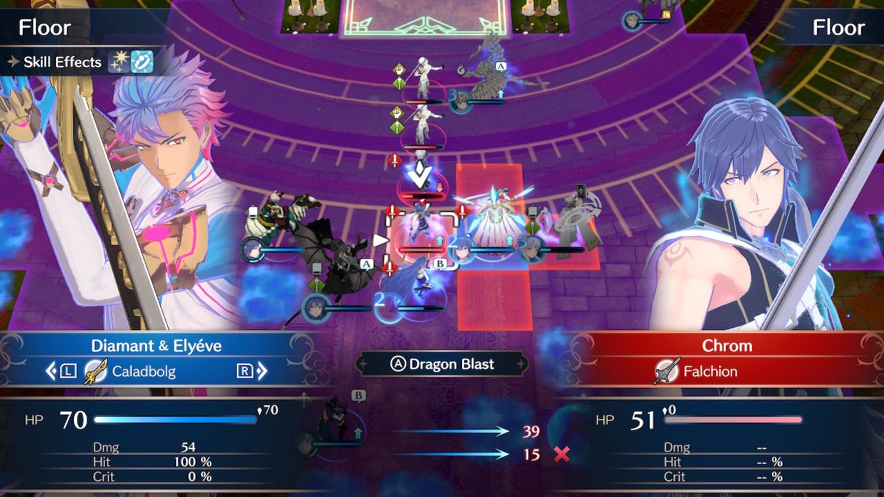 Alear Diamant Combo About To Use Dragon Blast On Chrom