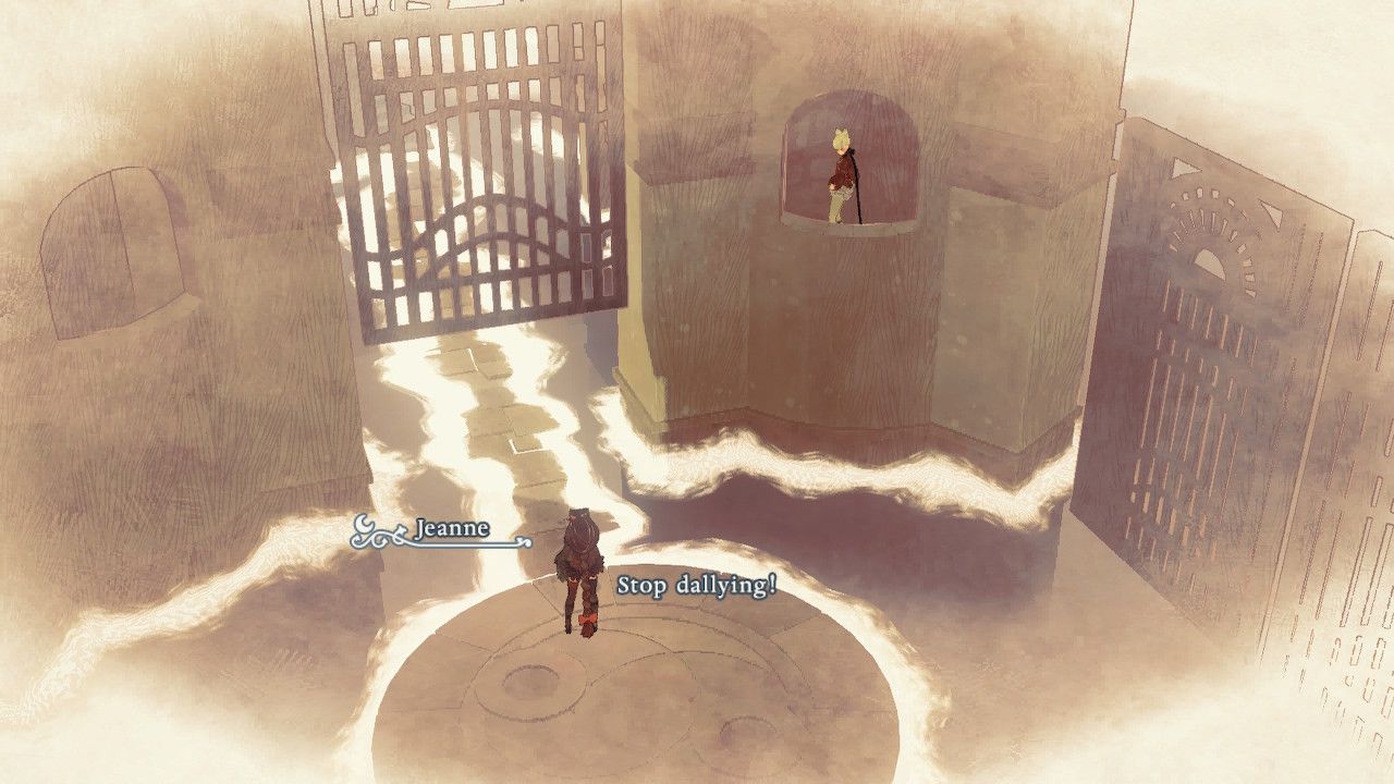 Jeanne Opens The Door For Cereza during the Paralogue