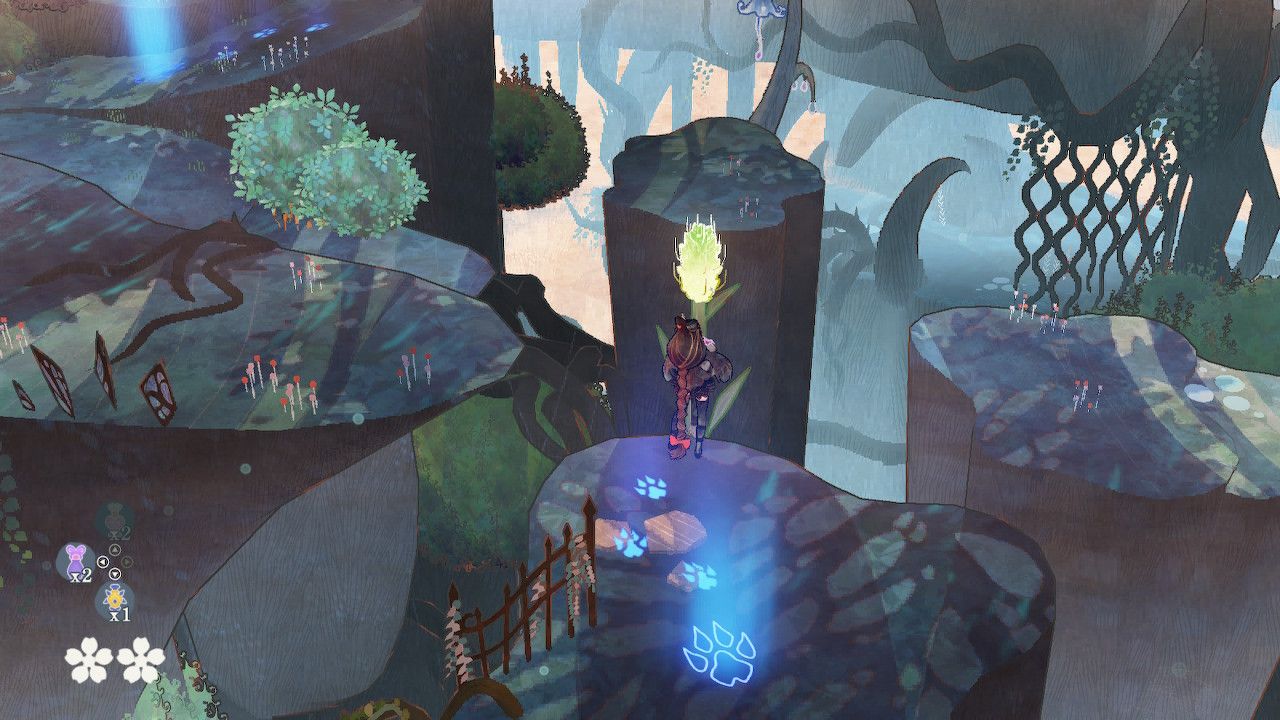 Cereza Facing Platform Where Faerie Was Standing Before Defeat