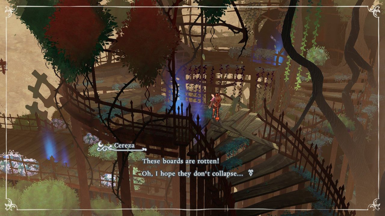 Cereza Commenting On Rotten Boards In Grove Tower