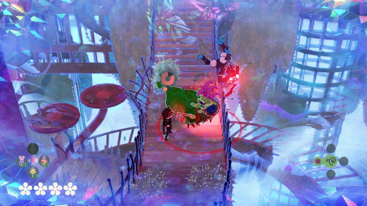 Cereza Climbs Stairs Overrun with Fairies on Way to Illusion Tir Na Nog