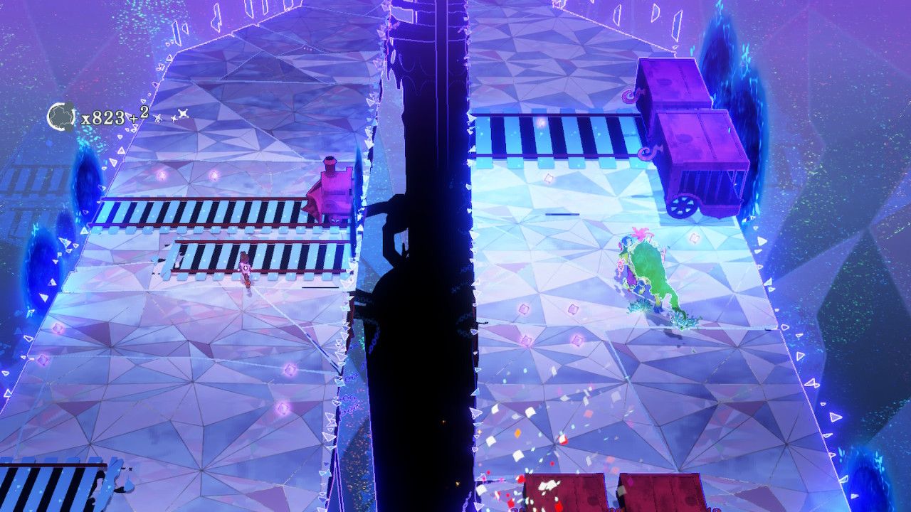 Cereza And Cheshire Attempt To Cross Spawning Train Puzzle