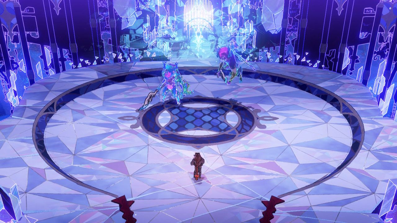 Cereza Facing Two Bananach Enemies In Guidance Trial