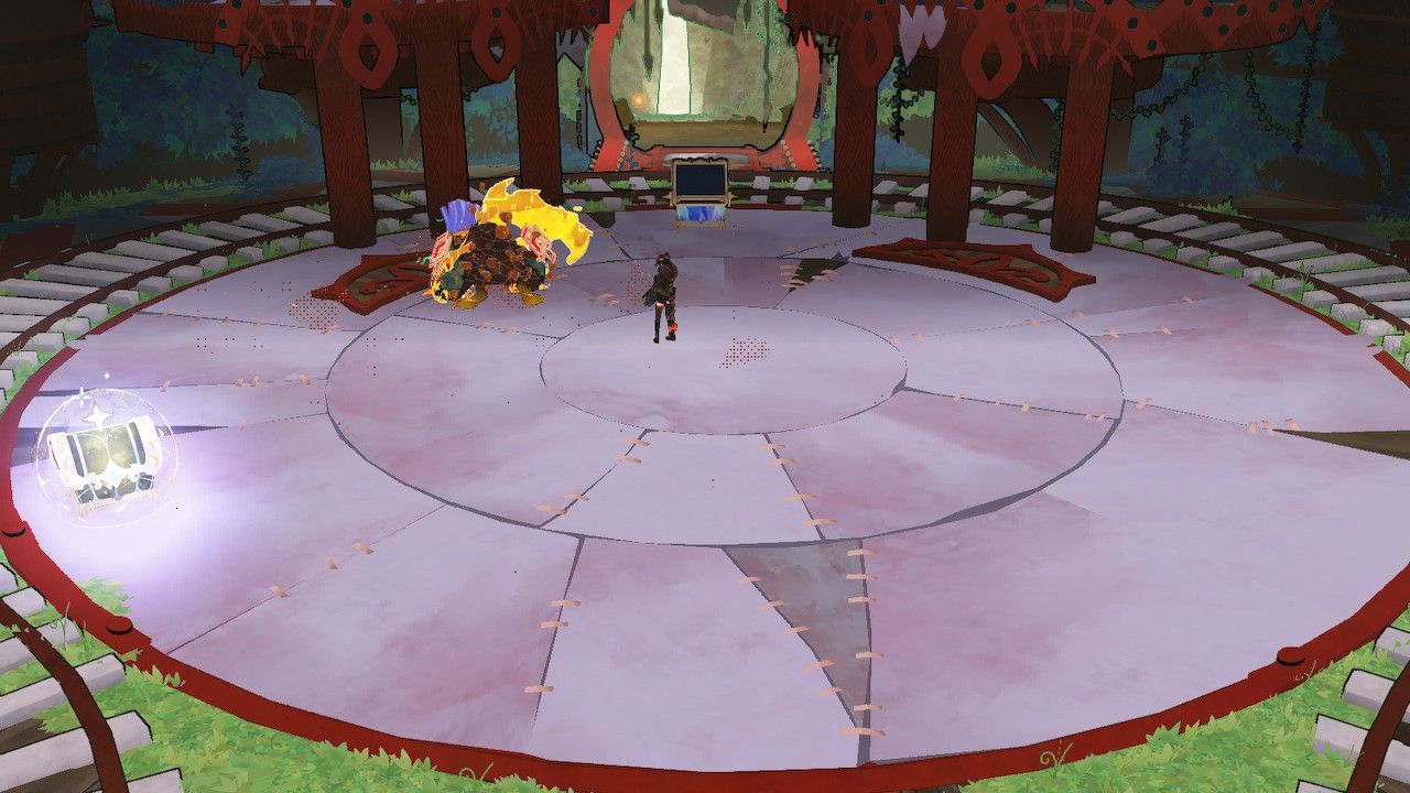 Stone Cheshire Defeats The Final Bulb To Open Locked Puzzle Chest