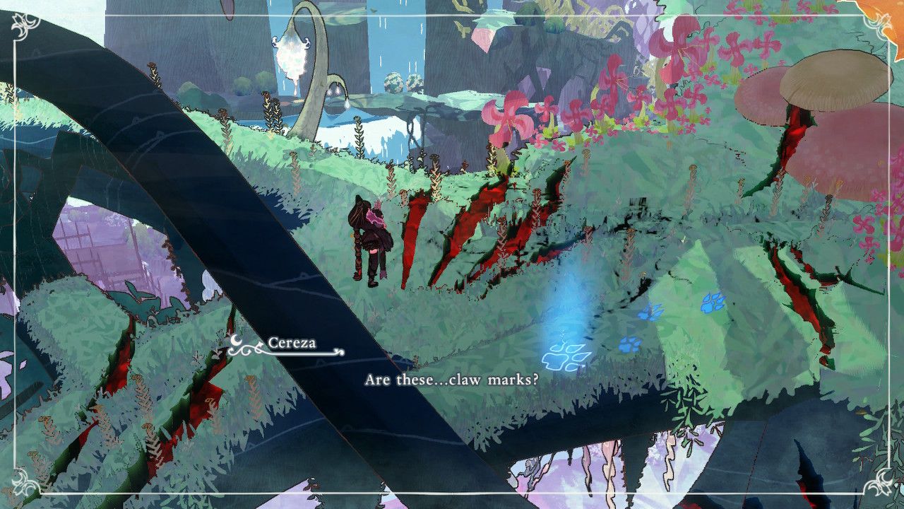 Cereza Commenting On Clawmarks In Windy Knot Tree