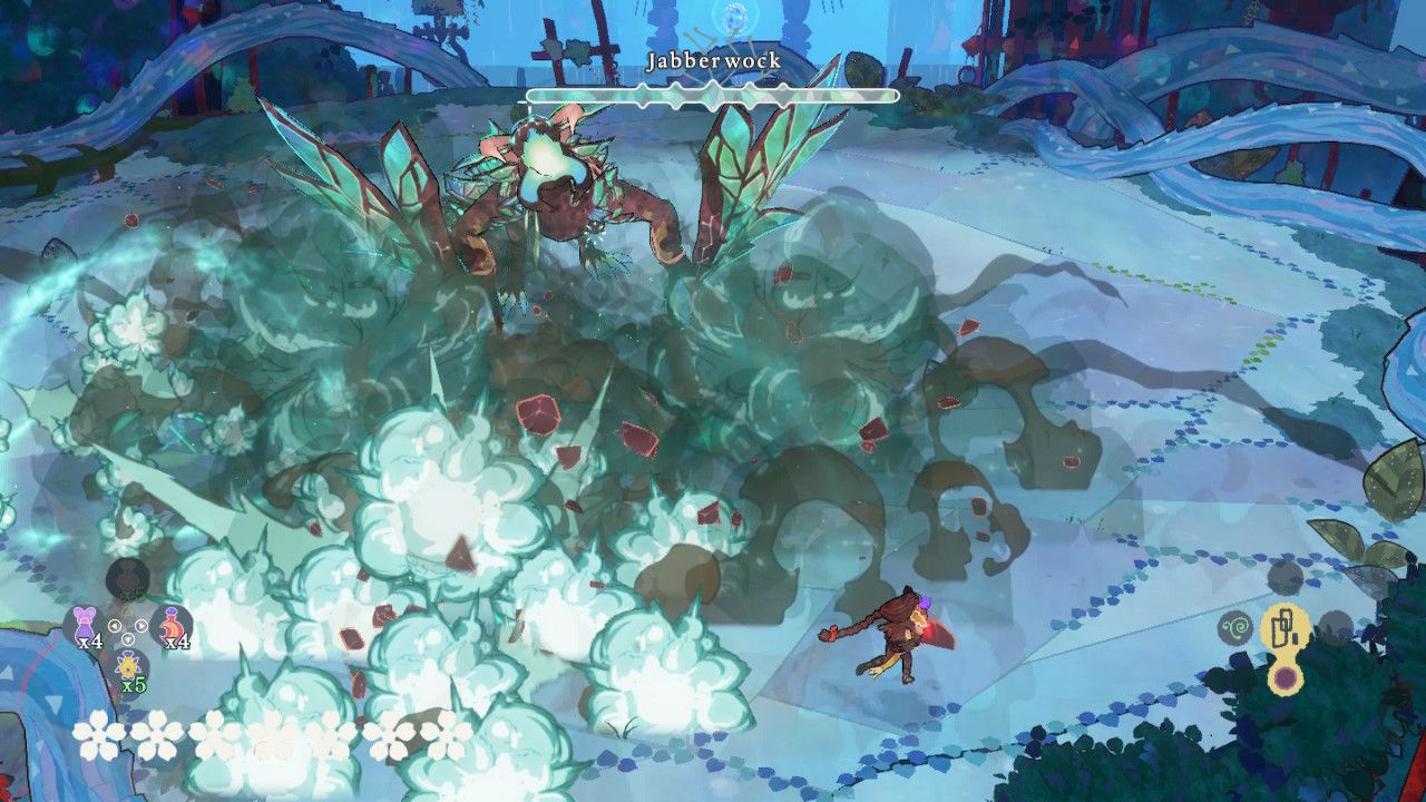 Jabberwock Causes Explosions In The Arena As Cereza Dodges