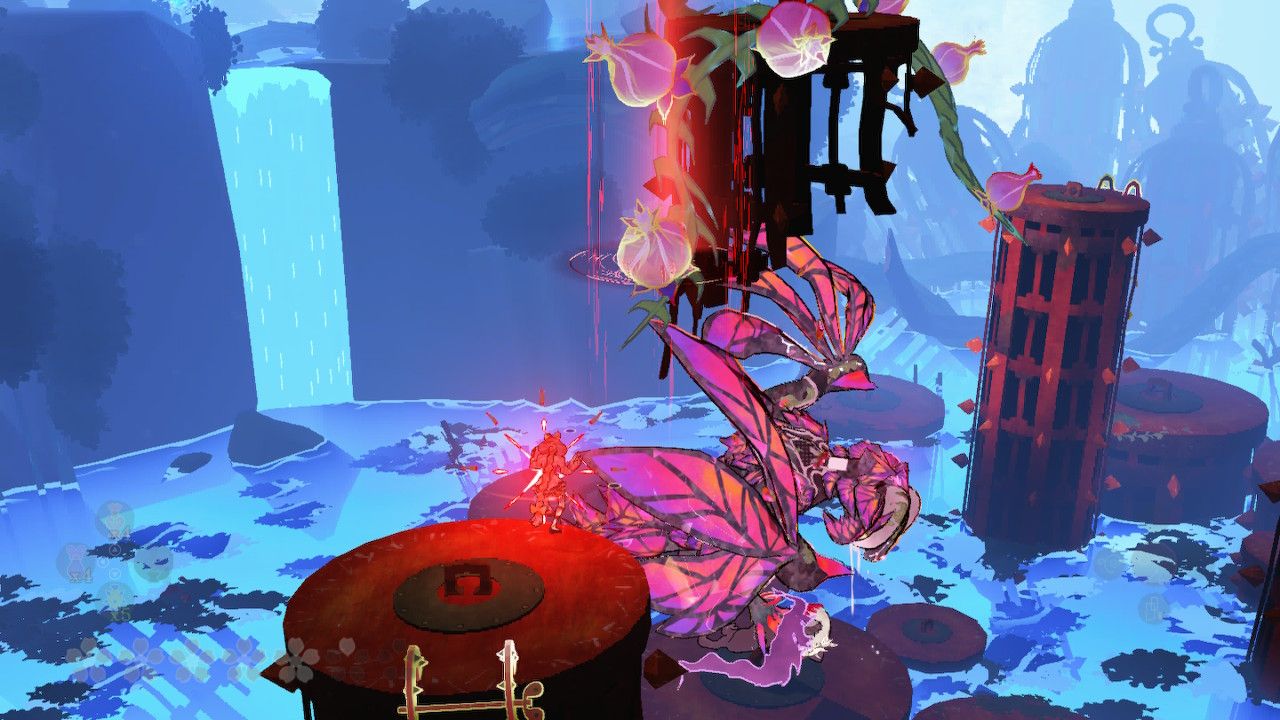Cereza Stands On Pillar And Uses Witches Pulse On Cage Above Jabberwock