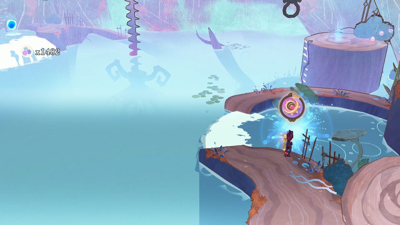 Bayonetta Absorbs Water Source To Lower Area Water Level