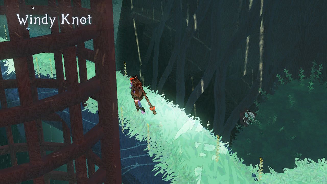 Cereza Climbed Mossy Tree To Enter Windy Knot From Forgotten Knoll