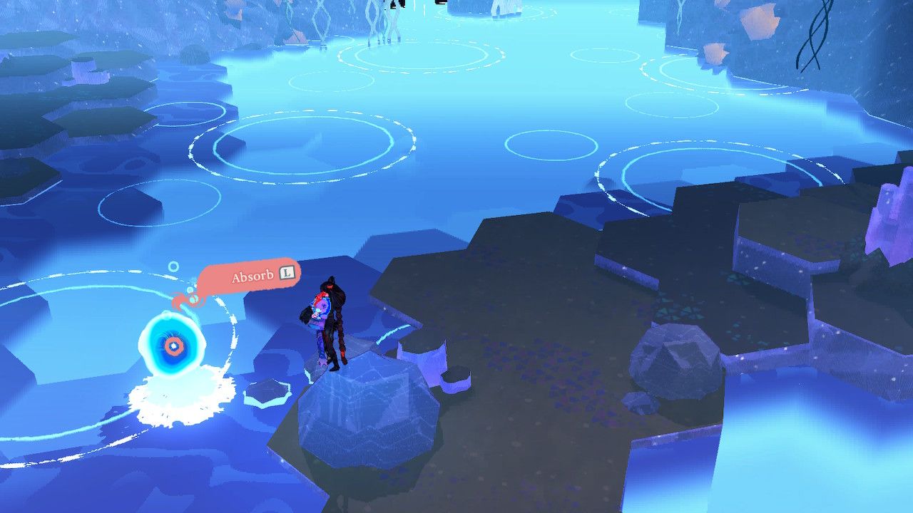 Cereza Drains Giant's Basin Of Water Using Absorb