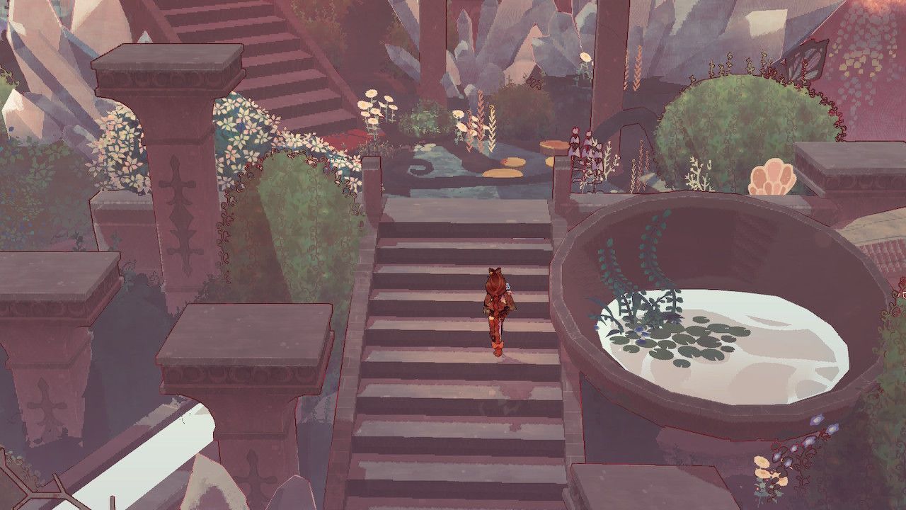 Cereza Ascends Faerie Palace Steps In Giant's Basin