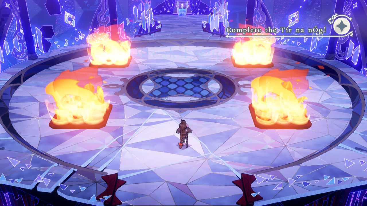 Cereza Enters Fire Trap Tir Na Nog Arena