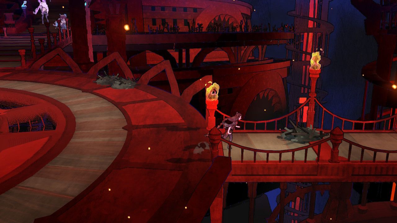 Cereza Runs Right Of Outer Puca's Fortress Main Area