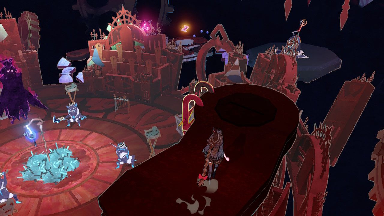 Cereza Sneaks Toward Captured Cheshire Interrogated By Puca