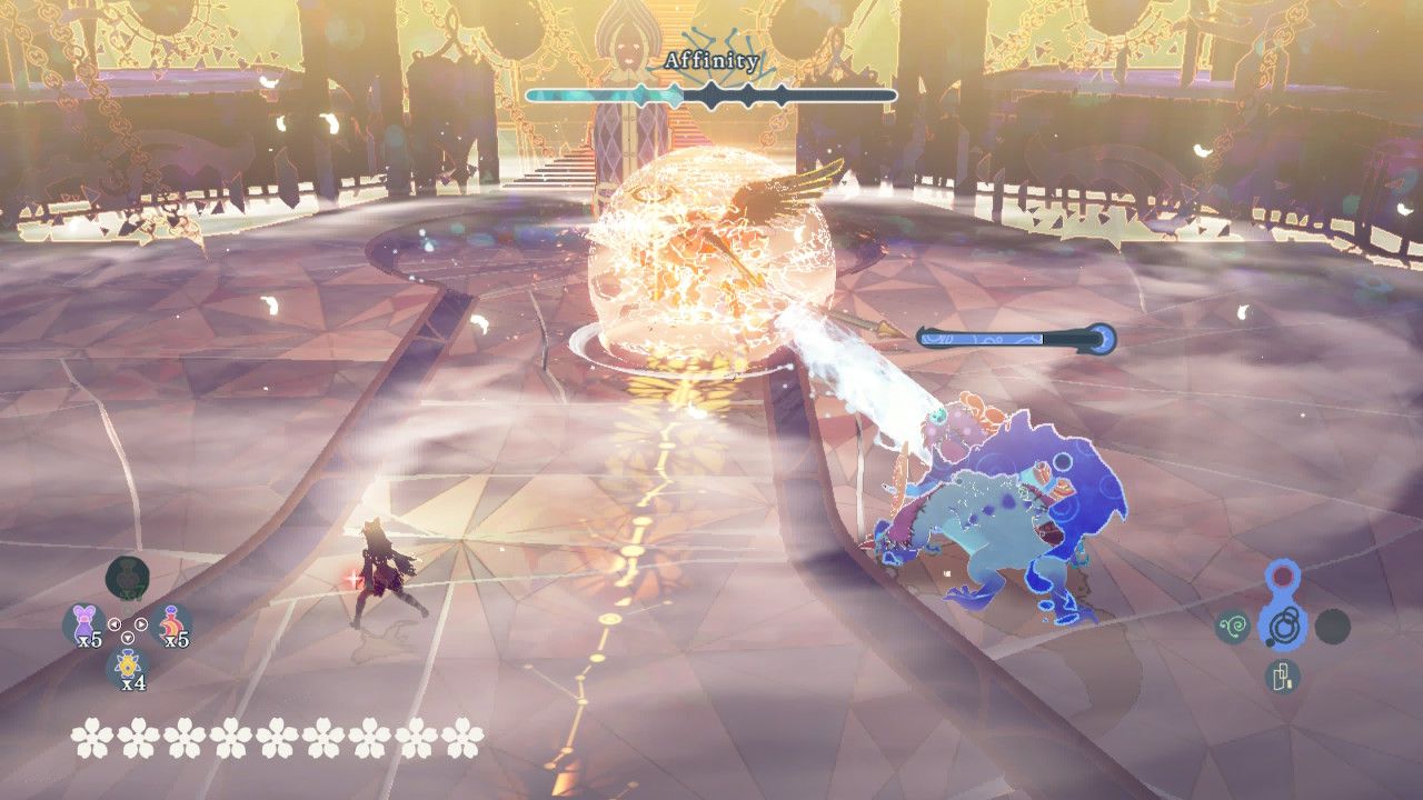 Cheshire Uses Aquastream On Affinit's Fire Shield During Forward Charge