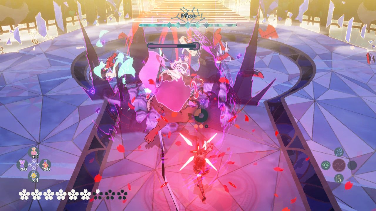 Puca On The Ground In Thorn Binds While Cheshire Uses Bind Combo