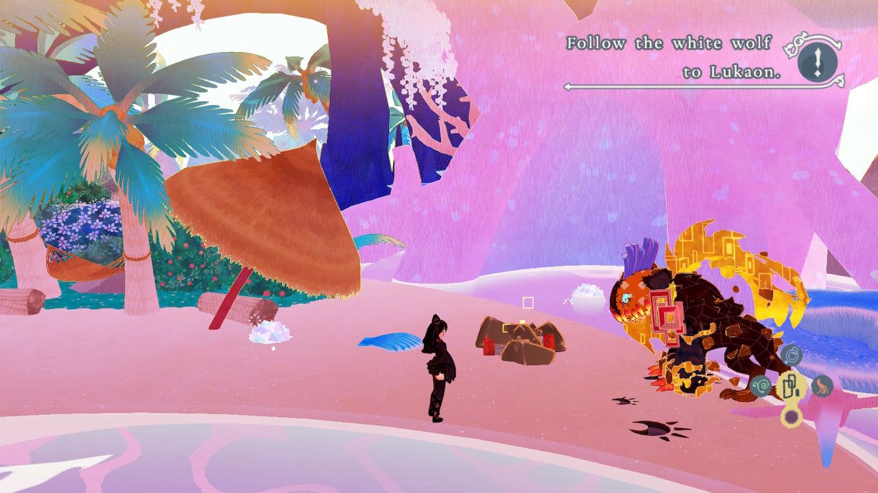 Cereza and Stone Cheshire Look At Hidden Chest Underground
