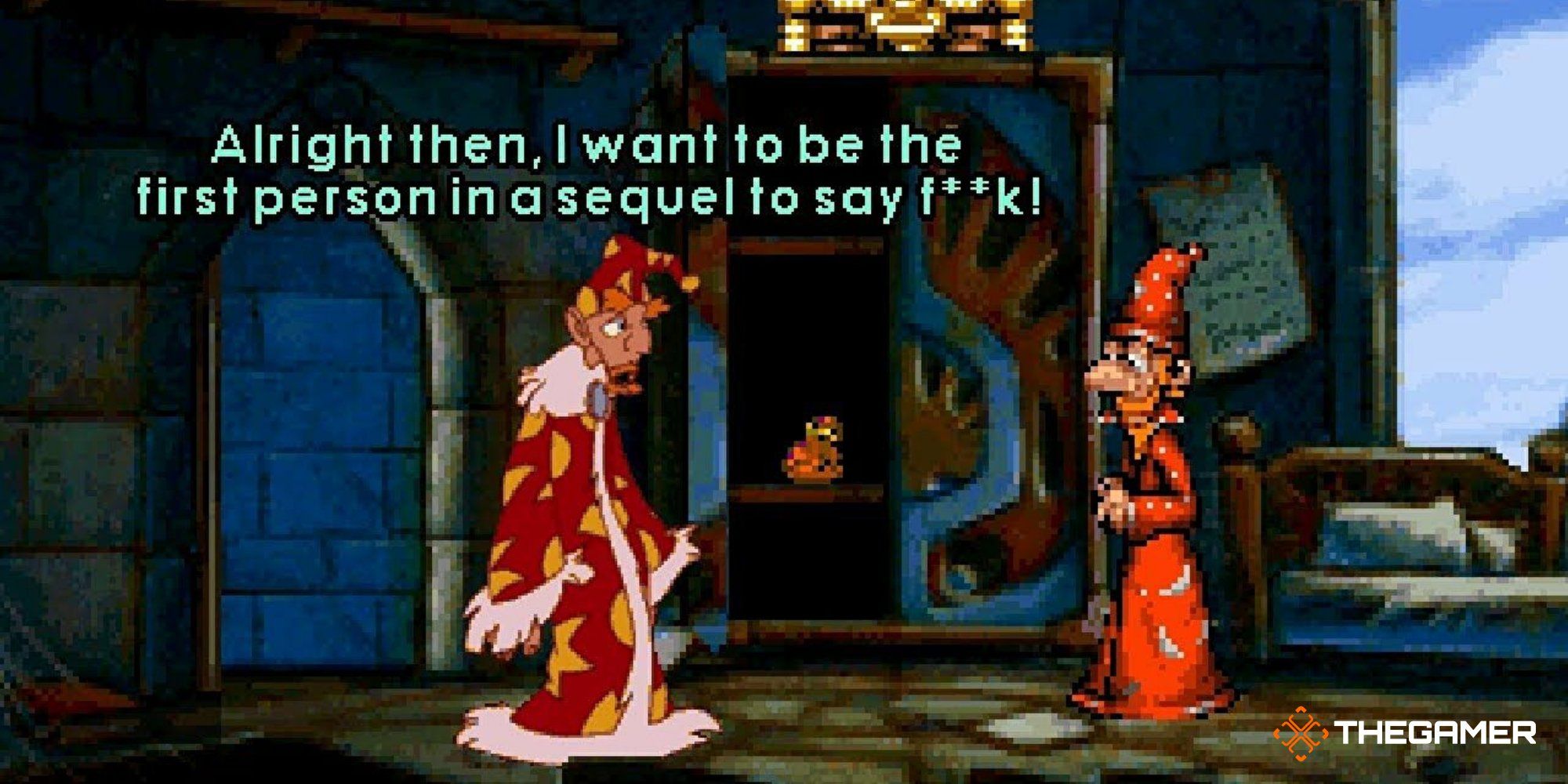 A Scene From The Discworld Series