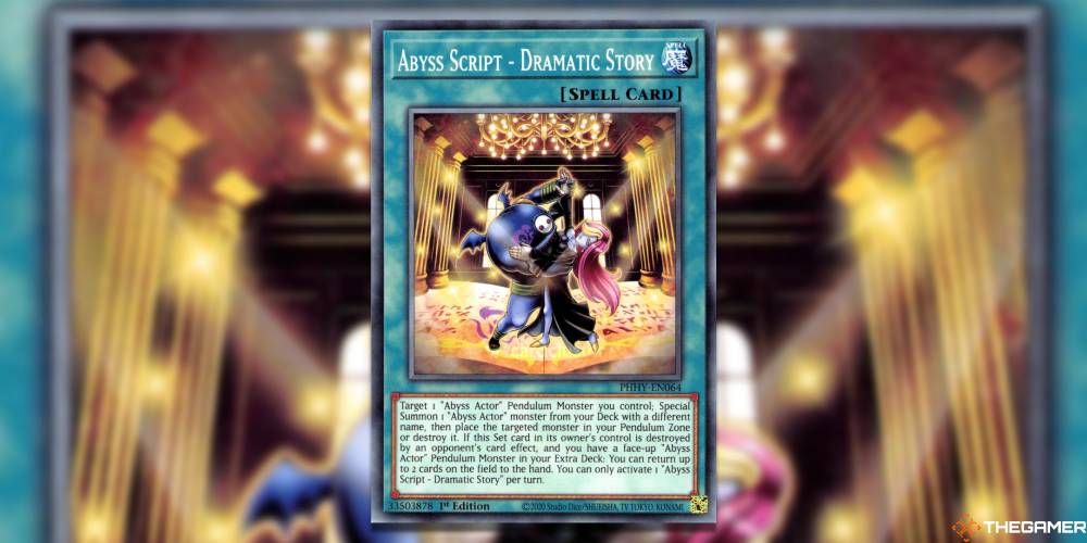 Abyss Script - Dramatic Story from the Photon Hypernova Set from Yu-Gi-Oh!