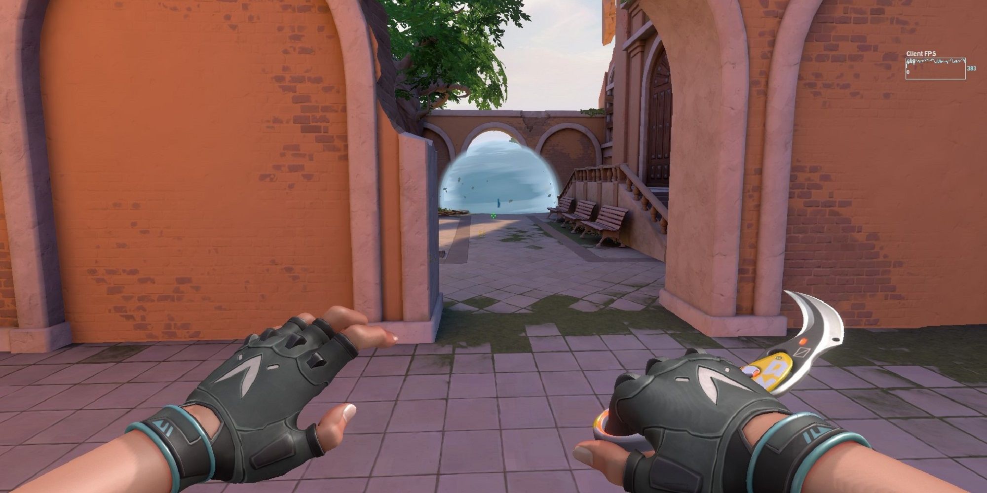 An image of correctly using Jett's smoke