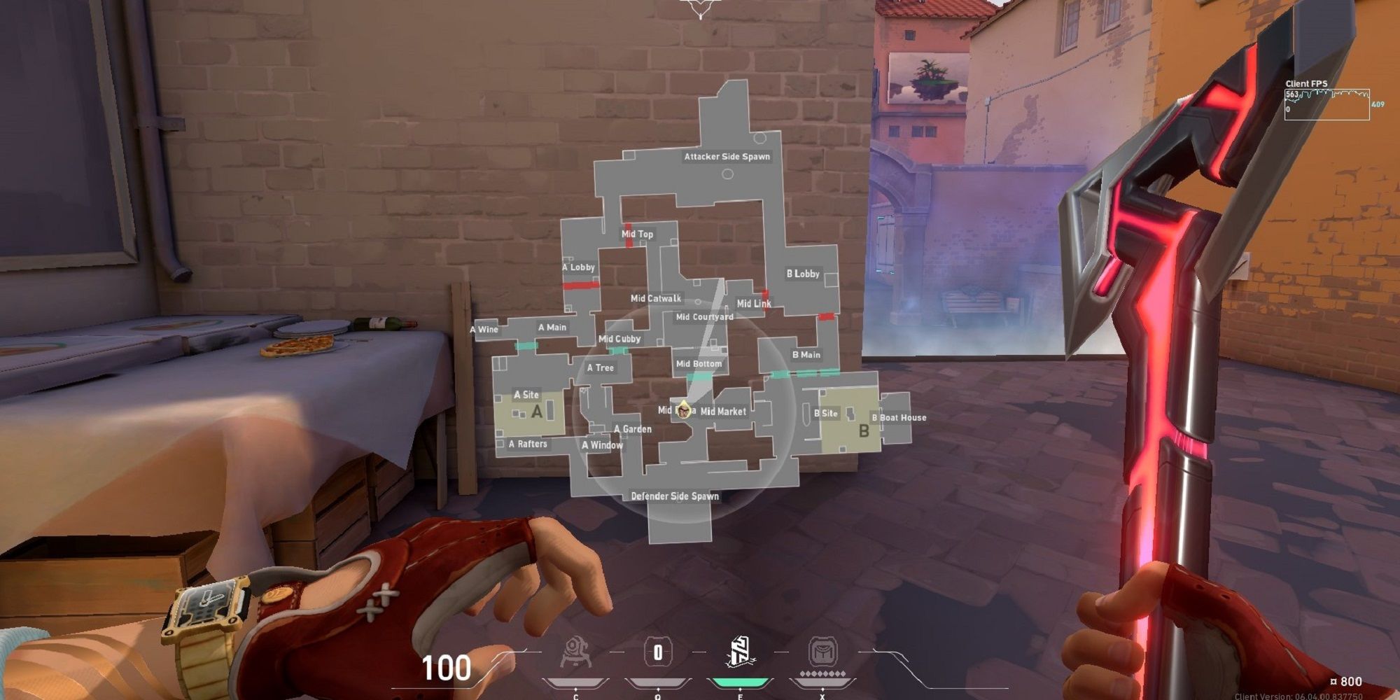 An image of inspecting the map