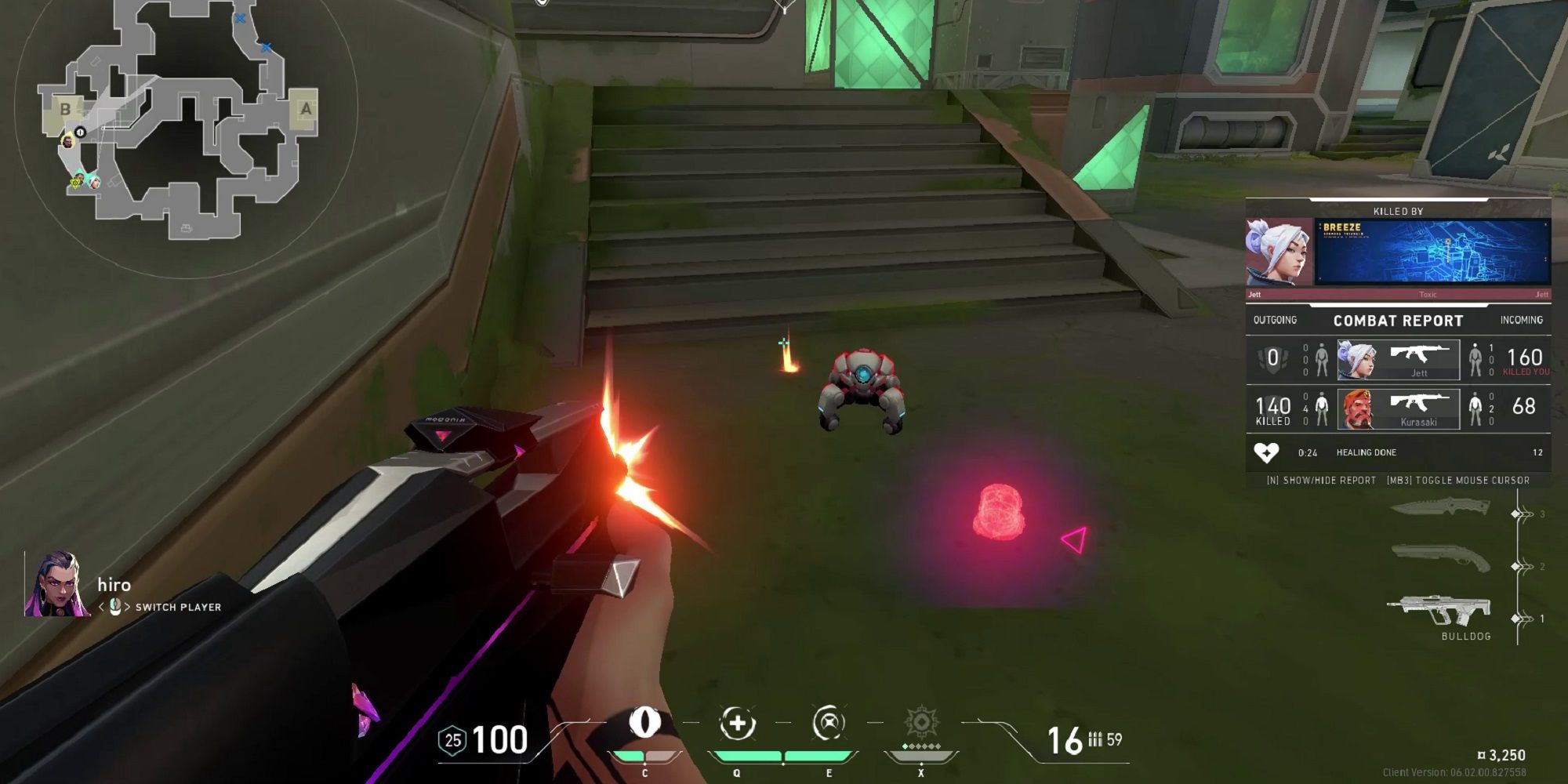 An image of Killjoy's setup