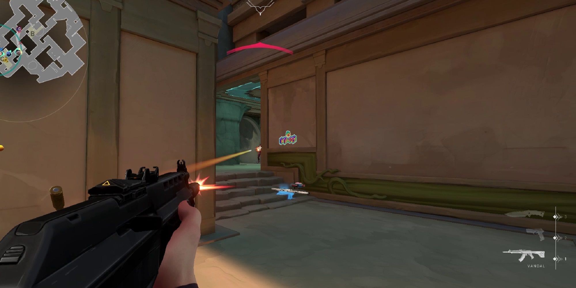 An image of overcommiting to a fight