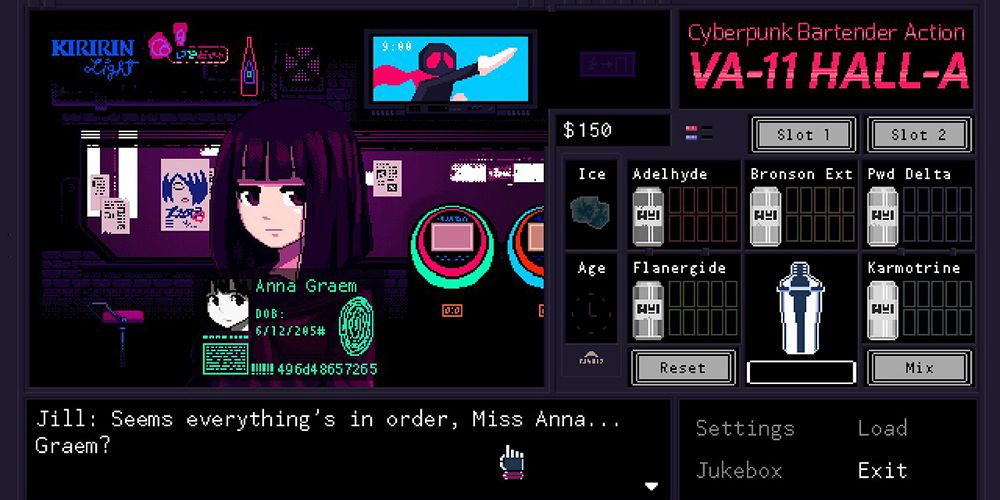 Anna In VA-11 Hall-A