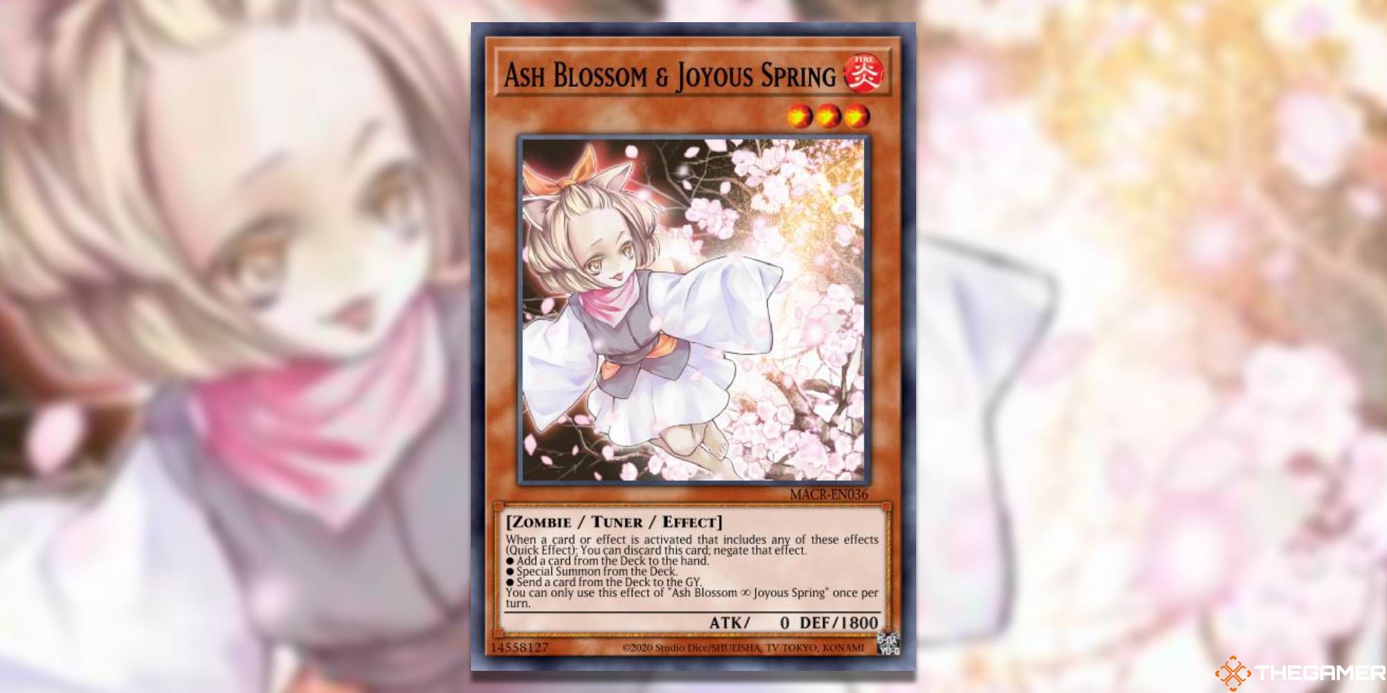 Ash Blossom & Joyous Spring, Monster Card, Yu-Gi-Oh