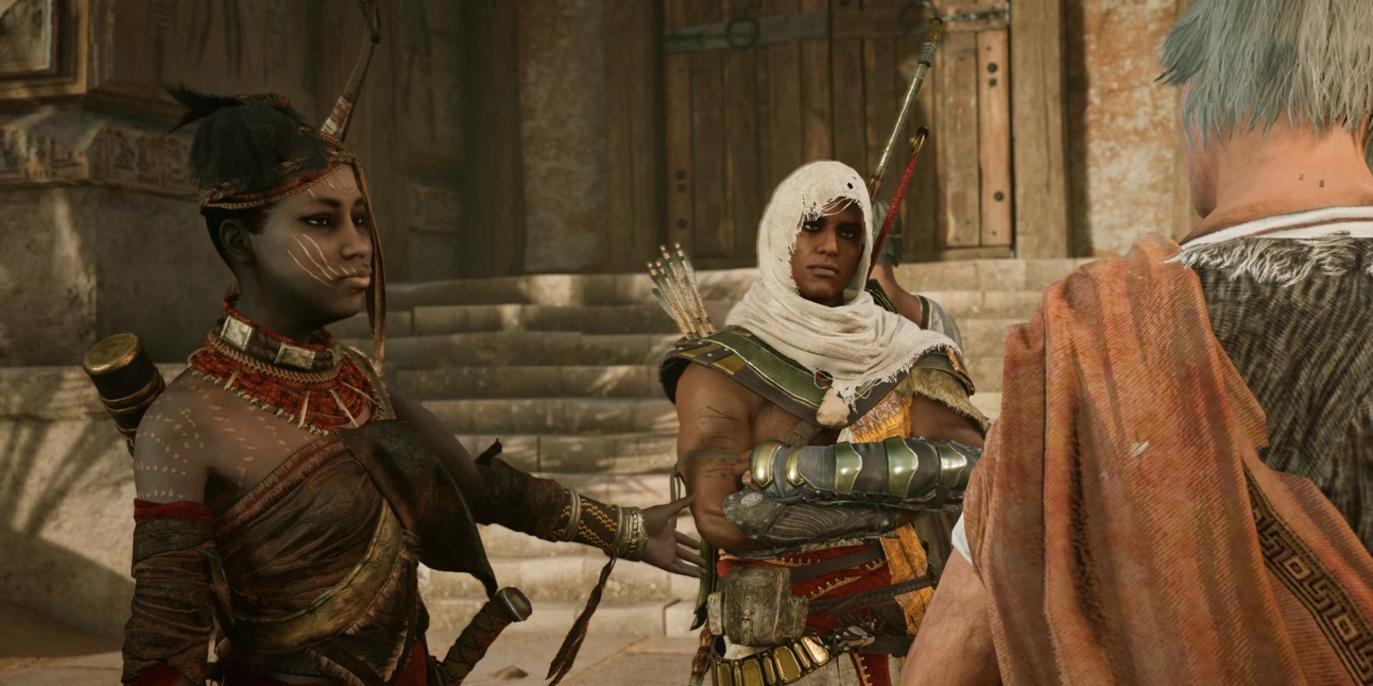 Assassin's Creed Origins Screenshot Of Kensa And Bayek