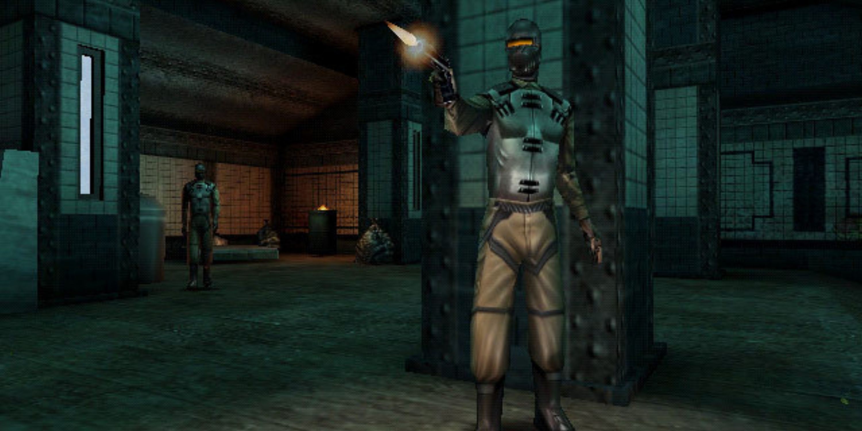 Augmented mercs attacking in Deus Ex
