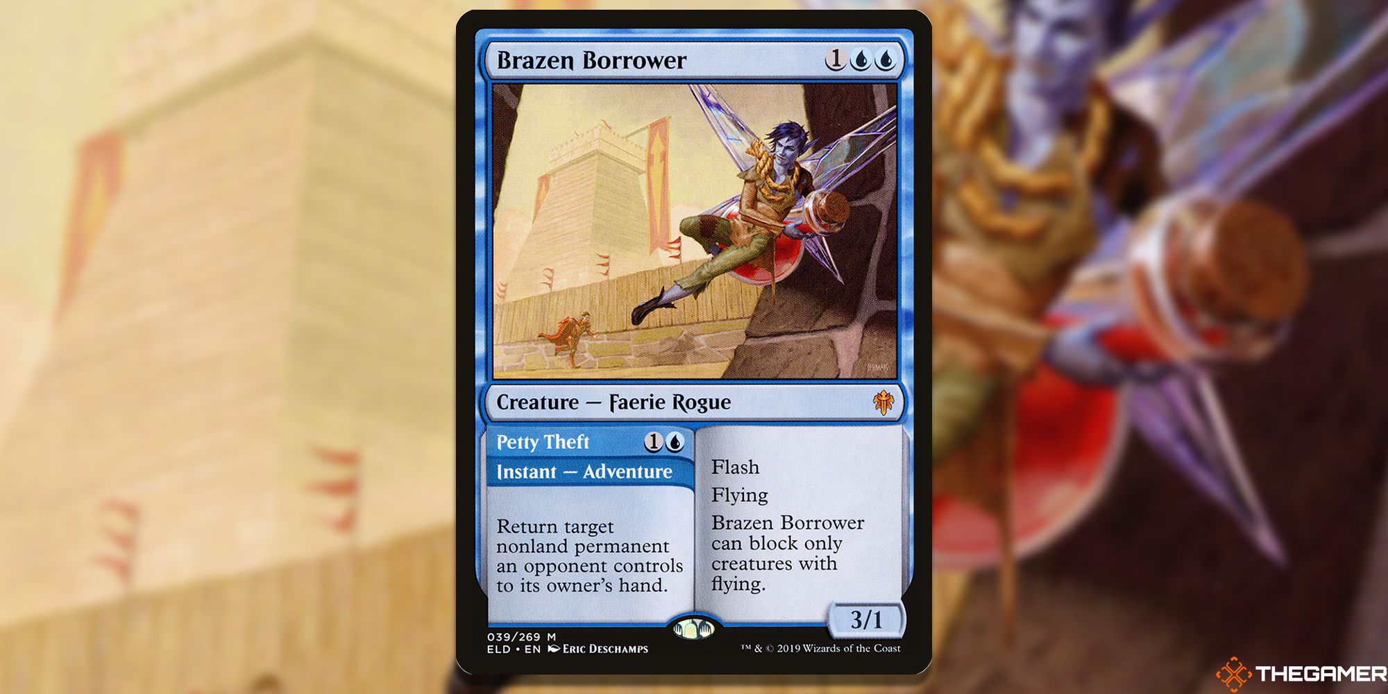 Brazen Borrower MTG Card
